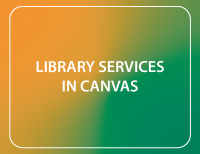Library Services in Canvas