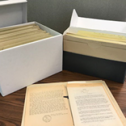 Manuscripts and Organizational Records