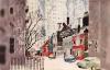 Fritz Busse Original Ink and Watercolor Illustrations